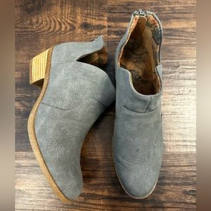 BOC Gray Ankle Booties